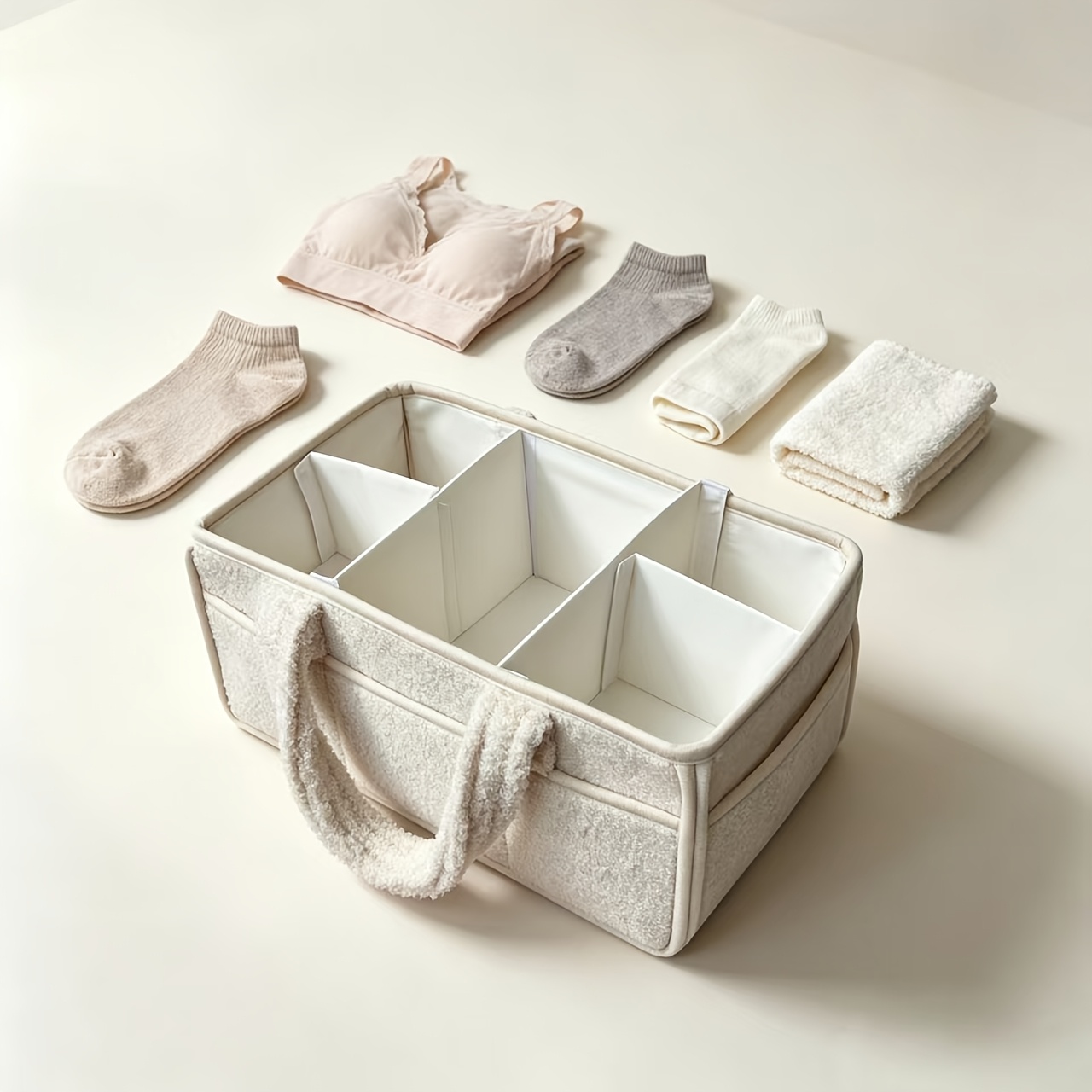 Multifunctional Handheld Portable Storage Basket