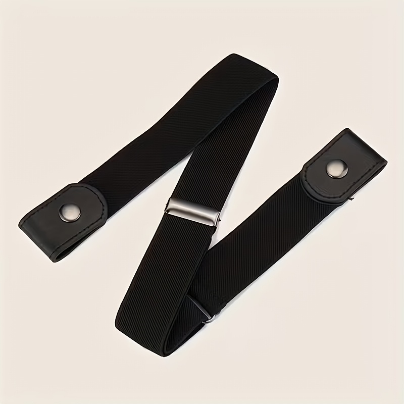 TEMU Unisex No Stretchy Waist Belt Adjustable Elastic Invisible Waistband For Jeans Pants Fits All Fashion Cincher Belt,gift For Christmas