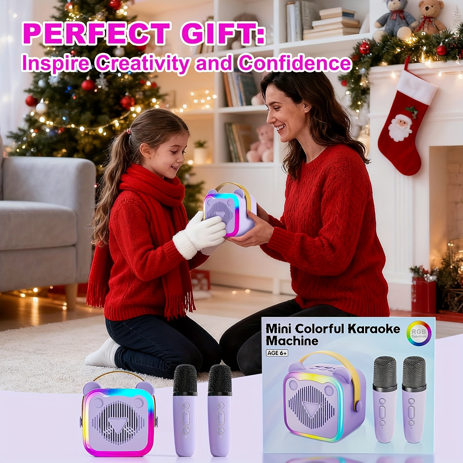 Mini Cat Ear draagbare karaokemachine