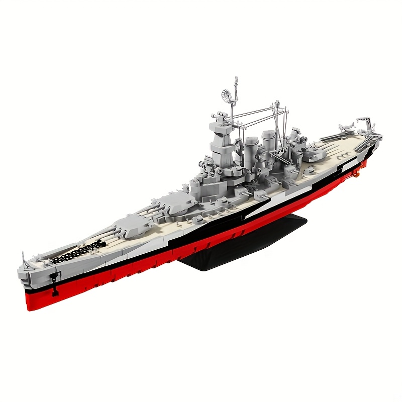 Image of Without Original Box 2662-pcs Home Decoration Building Block Assembly Model For Christmas Halloween Birthday Gift Valentines Gifts, 1:300 Scale Ship Model Building Toys For Block.