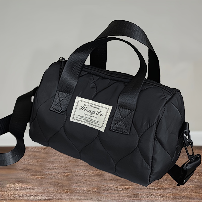 

Sac à épaule en nylon matelassé avec sangle ajustable - pour un