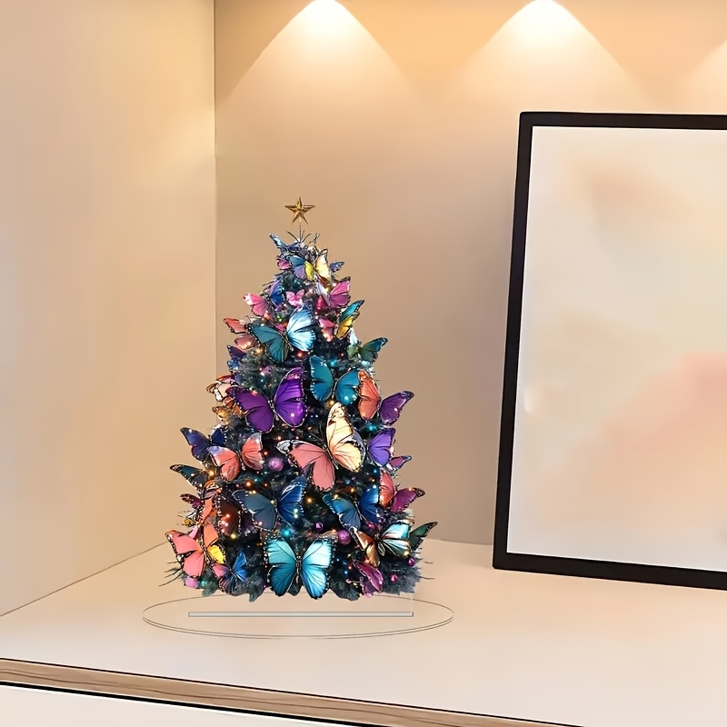 

1pc Christmas Tree Decor, -up, , For Desk,