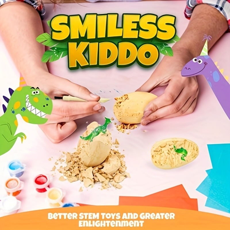 12pcs Dinosaur Egg Set for Hands-On Learning and Development