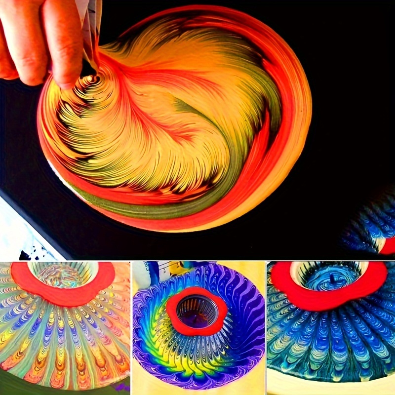 4pcs DIY Acrylic Paint Pouring Set for Creative Projects