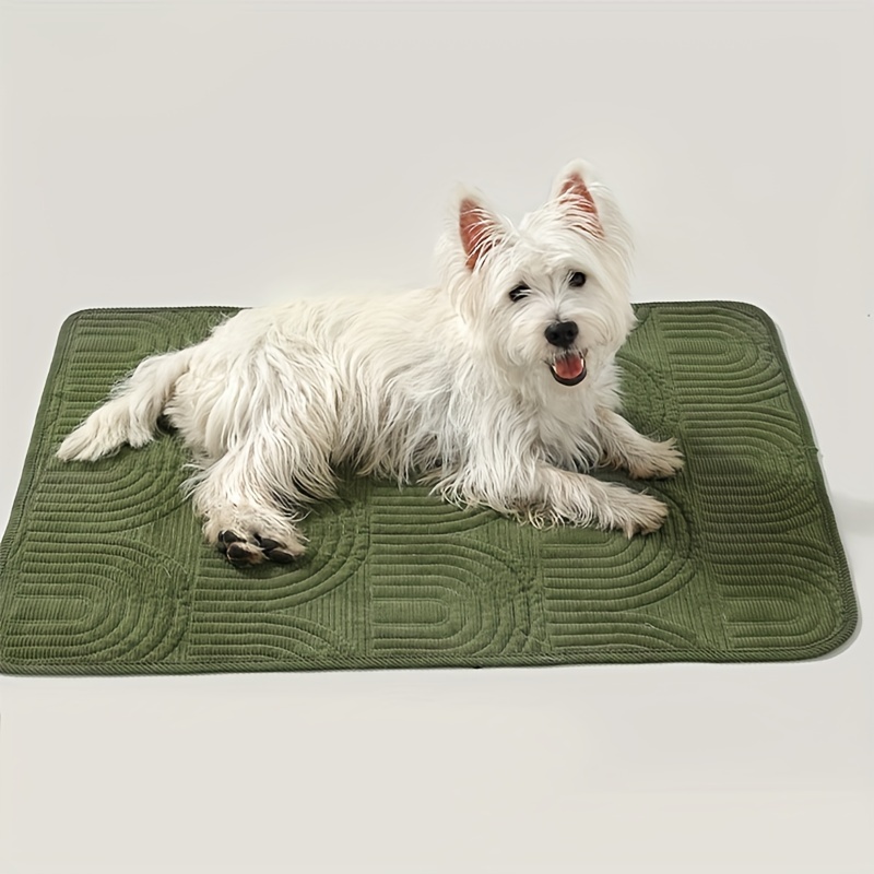 

Dog Crate Mat With Anti-slip Bottom Dog Mats For Sleeping Cat Seat Cushion Washable Dog Bed Crate Mat
