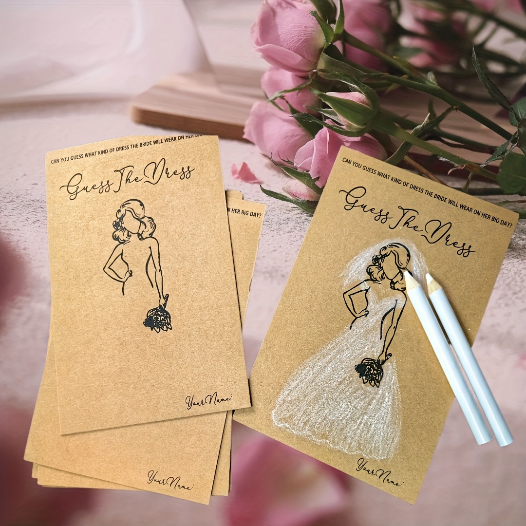 wedding shower games 20pcs bridal gift party game set diy - Temu United  Kingdom