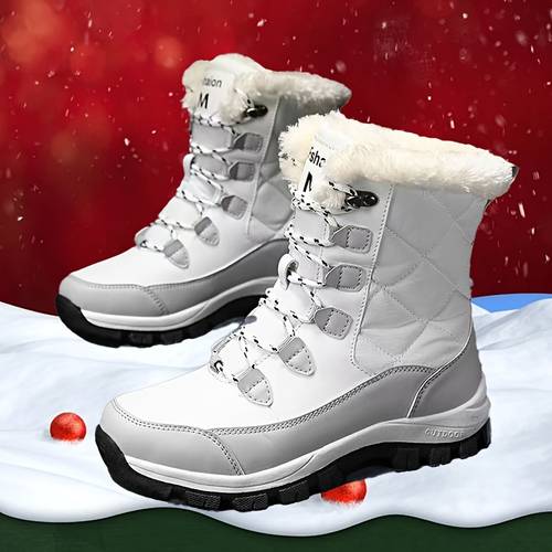 womens snow boots warm and cozy slip resistant outsole waterproof comfortable stylish design ideal for occasions keep your feet warm