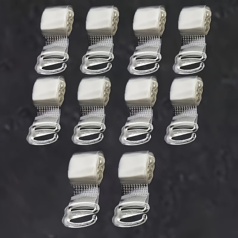 Image of 10pcs Transparent Shoulder Strap, Invisible Removable Adjustable Underwear Strap, Women's Underwear And Underwear Accessories