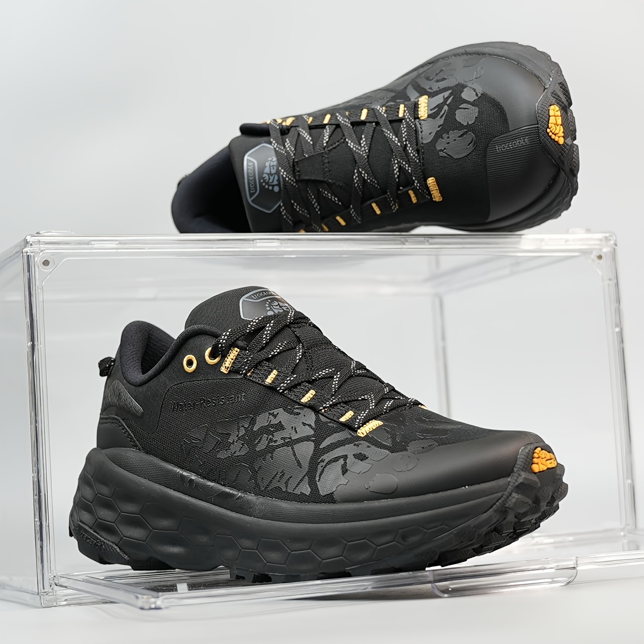 [Sneakers] Men'S Outdoor Shoes Men'S Shoes Lightweight Comfortable Shock Absorption Trail Running Shoes Anti Slip Casual Shoes Fashion Versatile Sports Running Shoes
