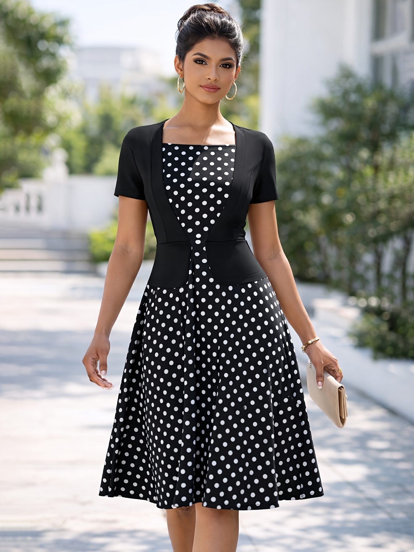 navy blue dress for baby girl Cinched Waist Dresses main image 0
