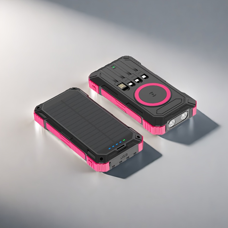 49880mah solar charger solar charger power bank portable - Temu