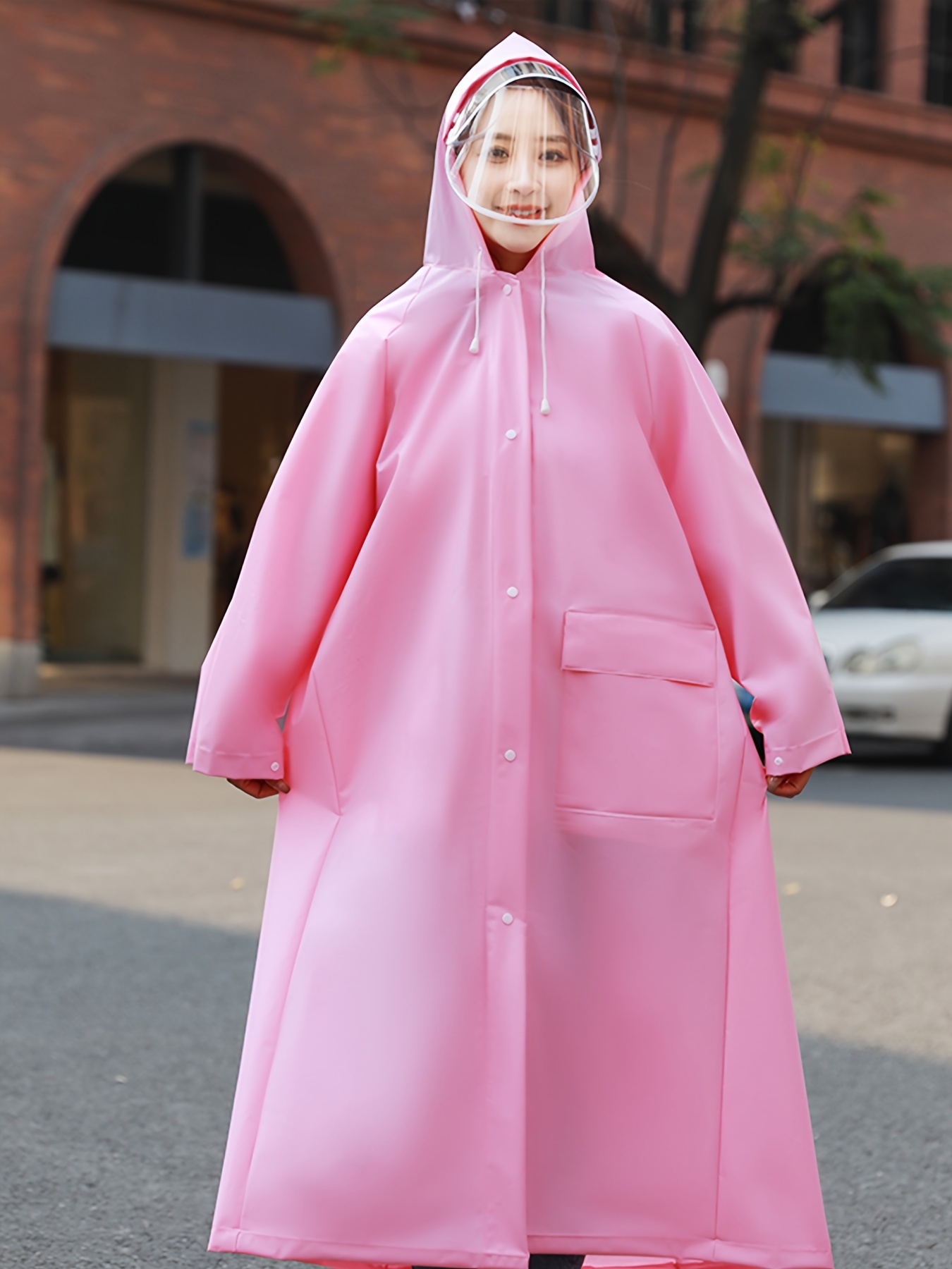 Chaqueta Lluvia Ligera Capucha Chubasquero Mujer Impermeable Ligero - Capucha, Rompevientos, Plegable Para Senderismo Y Outdoor Chaqueta Lluvia Plegable Mujer