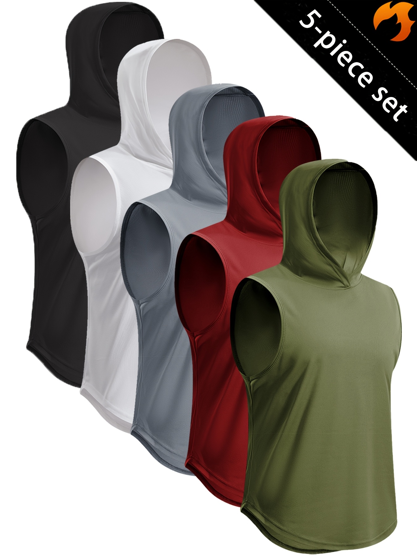 sleeveless hoodie sold on Temu United States