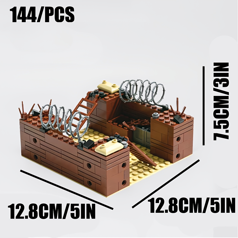 Creative Trench Block Base Model Assembly Toy