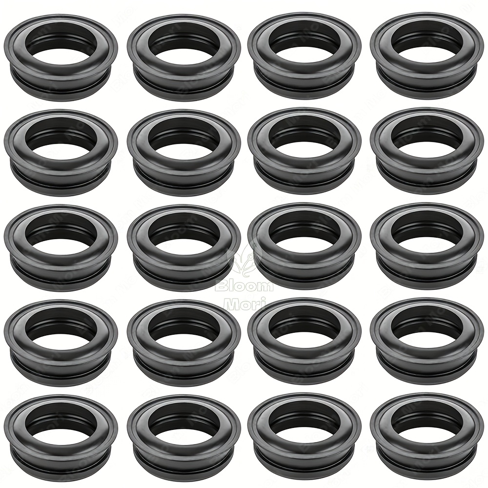 20pcs Rubber Seal For Geka Quick Connector Adapter Sealing Ring Coupling Seal Replacement Water Gaskets For Claw Connectors Replacement Gaskets For System Geka, Gaskets For Quick Connectors Black
