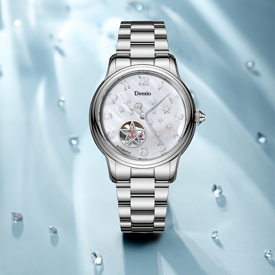 Ms. Deesio's Trendy Star Automatic Mechanical Watch Set