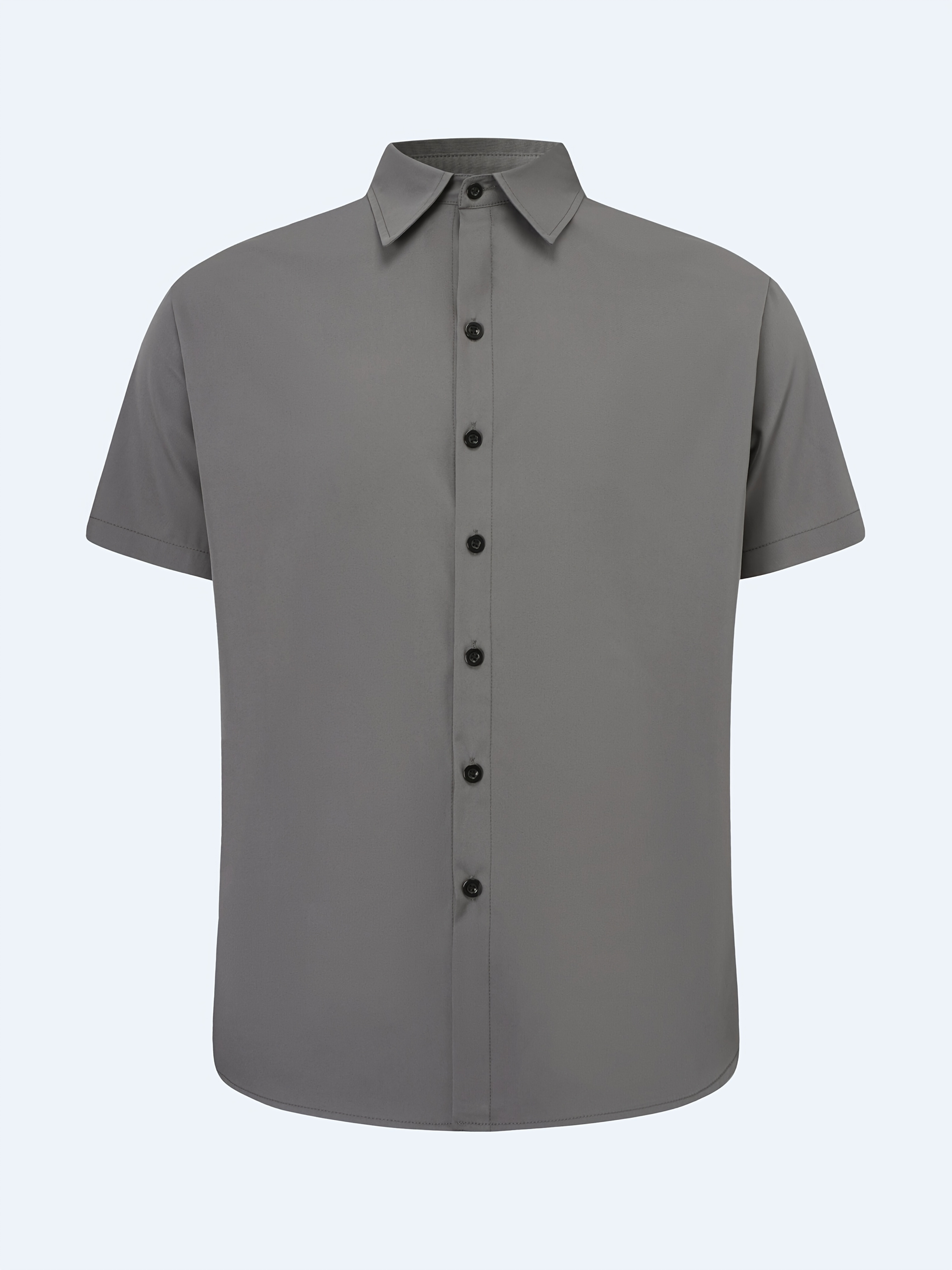Rfmfkkg Camisas Clásicas De Negocios Para Hombre, De Manga Corta, Formal, Informal, Para El Trabajo, Dx196-1, 39