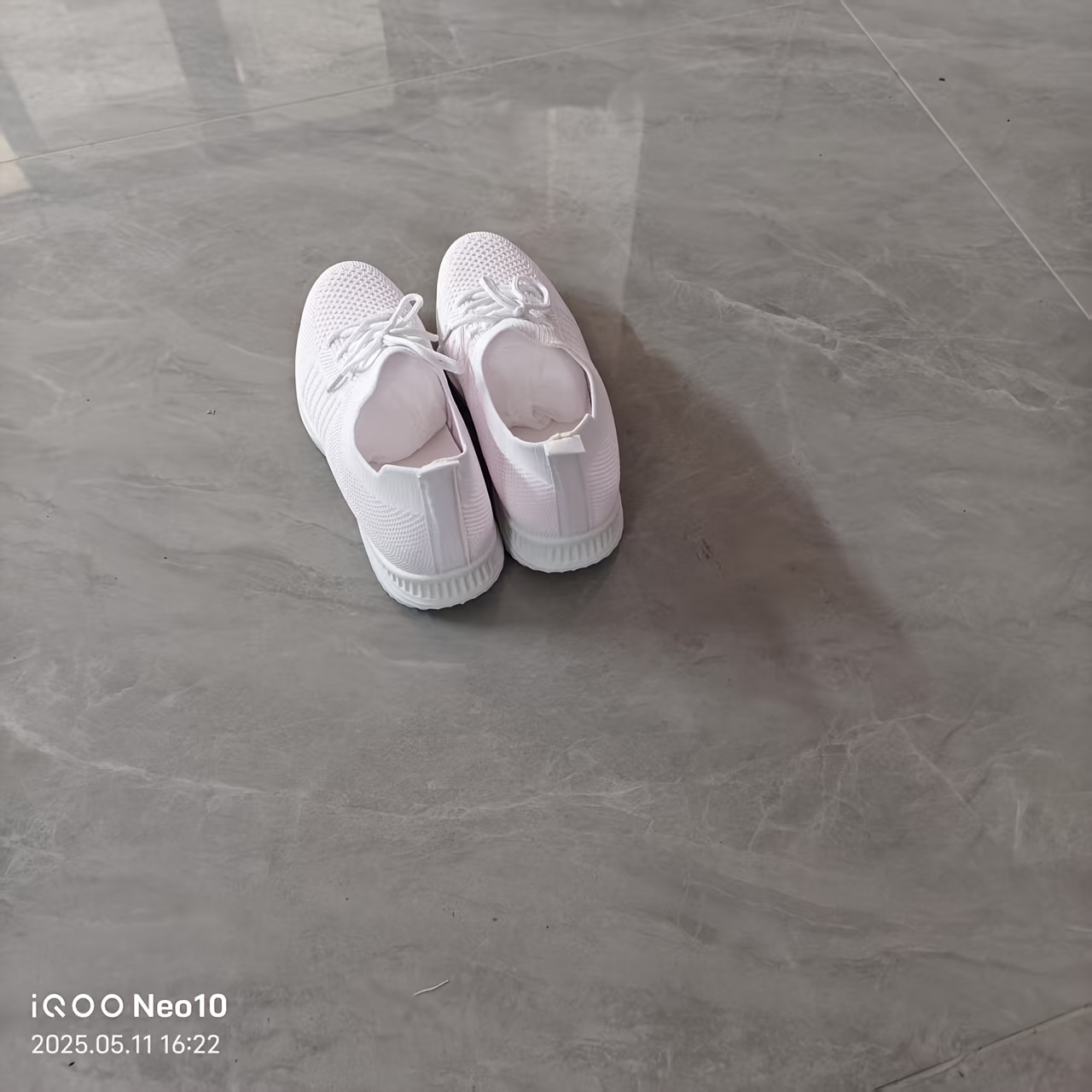 E-shop 1 Stück Damen Einfarbige Bequeme Freizeit Sport Schuhe, Runde Zehen Stoff Obermaterial Freizeit Schuhe für Damen, Low Top Weiche Sohle Outdoor