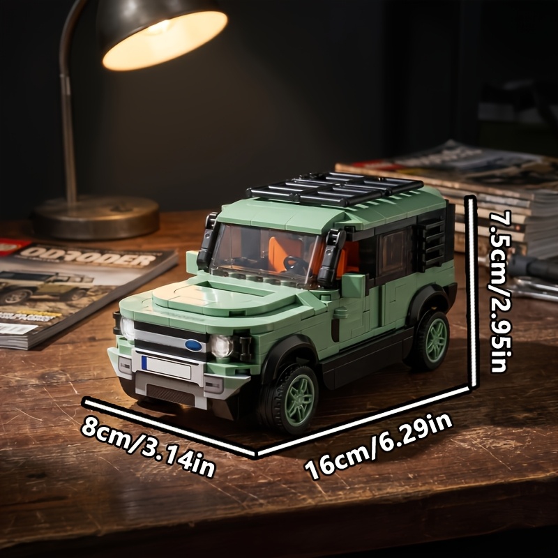TEMU Modèle de véhicule tout-terrain en de construction - Carrosserie très détaillée, reproduisant l' tout-terrain. Pour les passionnés de véhicules