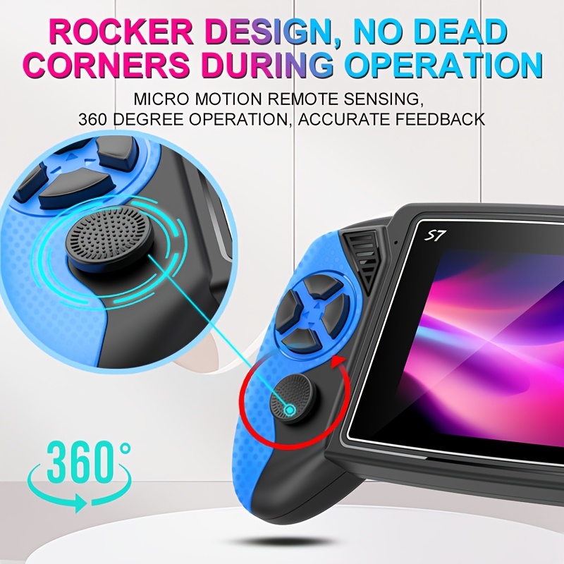 S7 3-inch 8-bit Classic Retro Video Handheld Portable Nostalgic Arcade Mini Game Console Best Gift