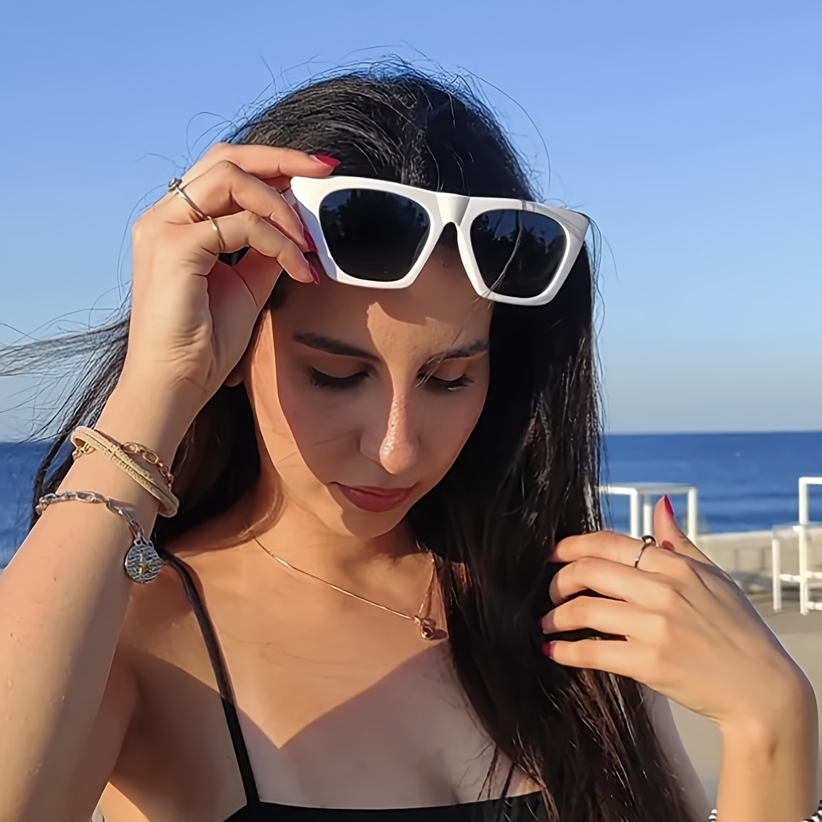 Lentes Modernos Lentes Cat Eye Transparentes Gafas Anti-luz Azul