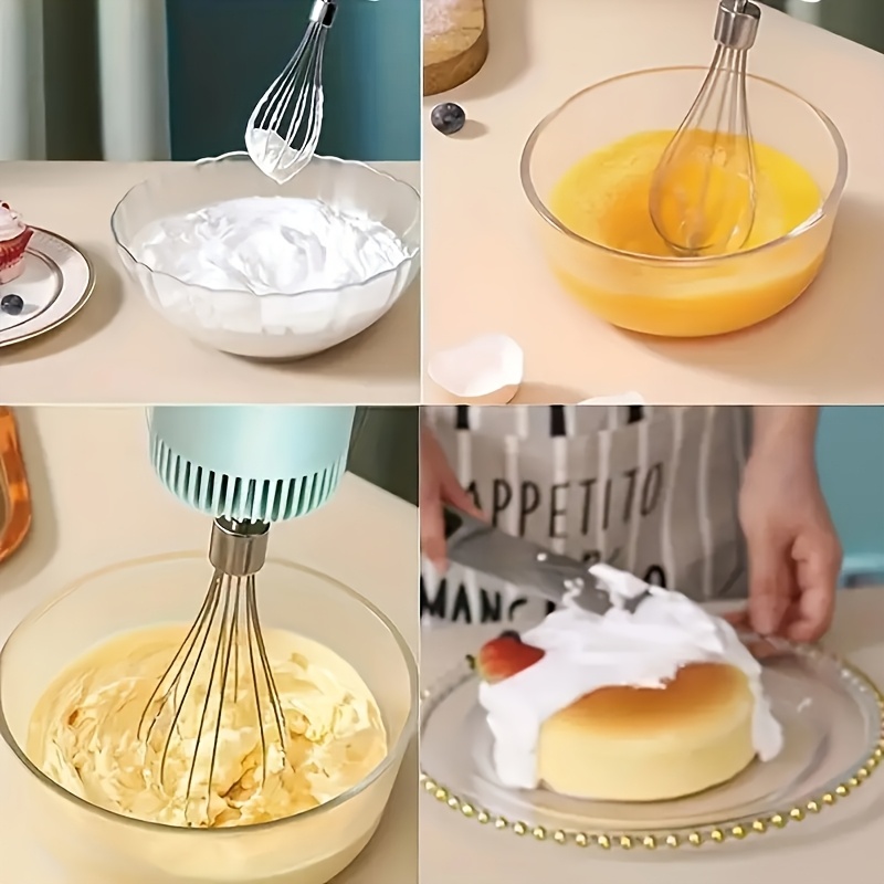 electric garlic masher egg beater multi functional 2 in 1 set usb charging home blender small meat grinder handheld automatic whipper cake and cream baking tool Product details 4