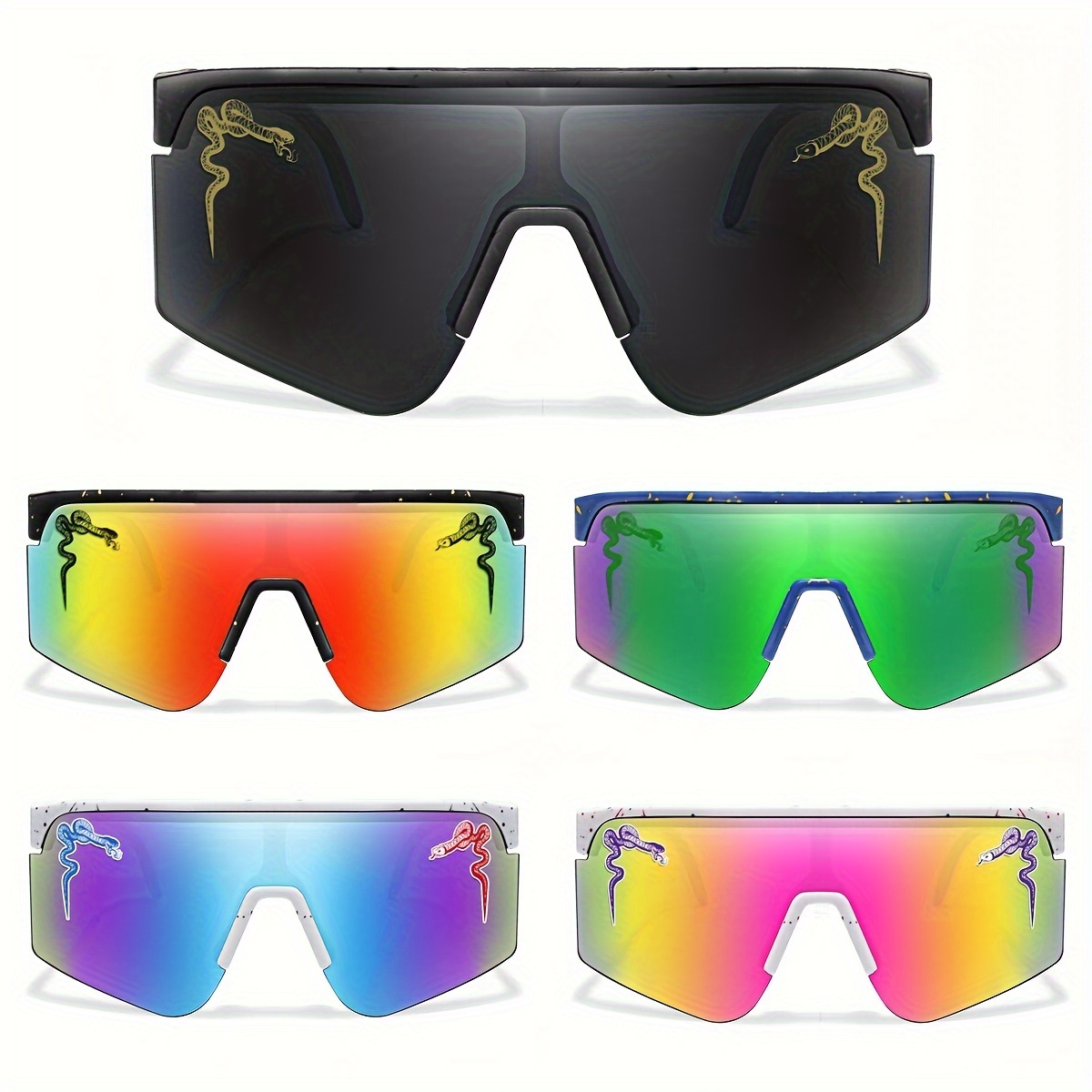 1pc Mens New Ski Goggles Fashion Cyberpunk Trendy Sunglasses Driving Riding  Fishing Outdoor Beach Party Travel Sunglasses Ideal Choice For Gifts, Shop  On Temu And start Saving