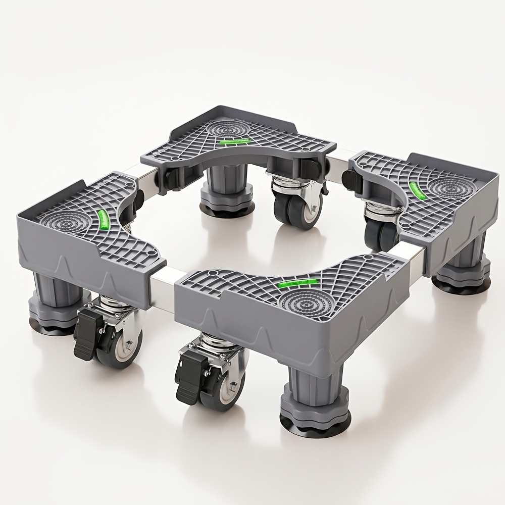 TEMU Base Universal Multifuncional para Electrodomésticos, Soporte Fuerte, Eleva el Carro, Aísla la Humedad ; Diseño de Ruedas Universal, Fácil de