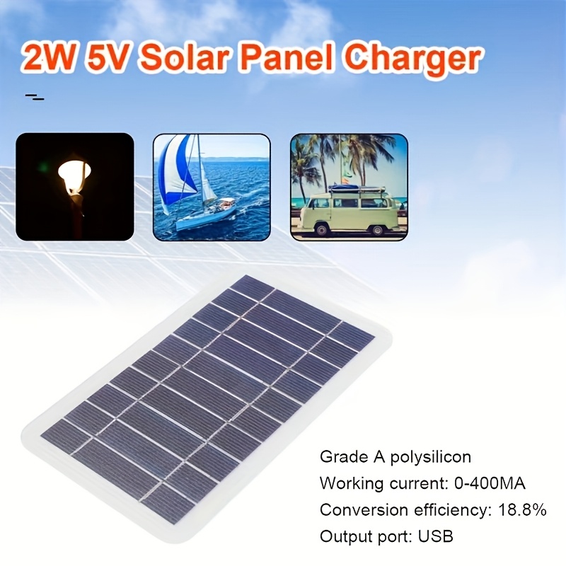 outdoor solar panel charger for mobile phones small fans small electronic devices etc portable for outdoor travel and mountaineering suitable for emergency use when   is no power but   sunlight Product details 3