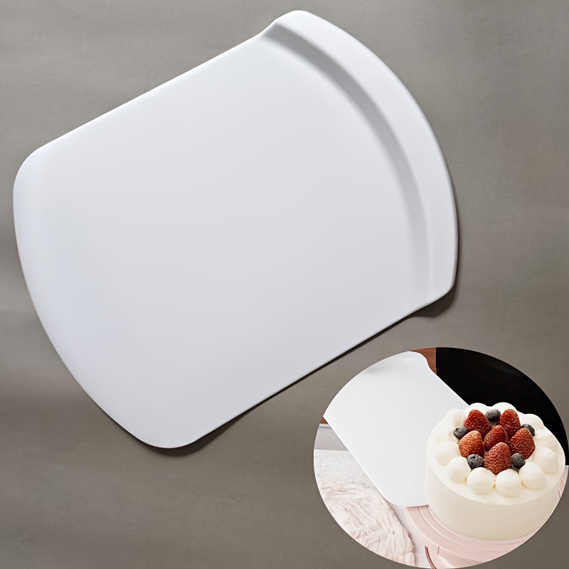 Large Cake Safe Transfer Shovel With Tray – Non-electric, Heat-resistant Baking Tool For Cakes, Bread, And Pizza – Easy Decorating And Serving Solution, Sleek Kitchenware, Finish