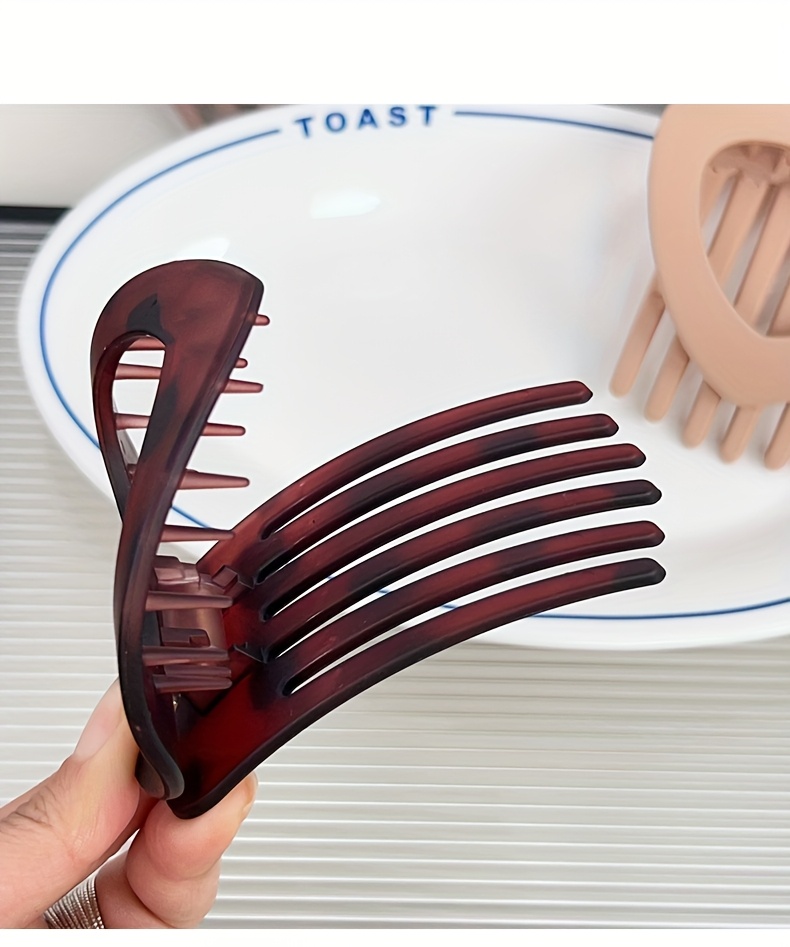 6pcs set   shaped hair clips cute duckbill clips back of   bun clips hollowed out headwear accessories retro minimalist claw clips suitable for women and s   daily hairstyles Product details 5
