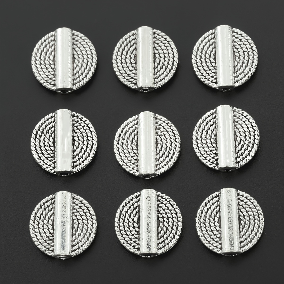 20pcs Vintage Alloy Cloud-Shaped Spacer Beads for DIY Projects
