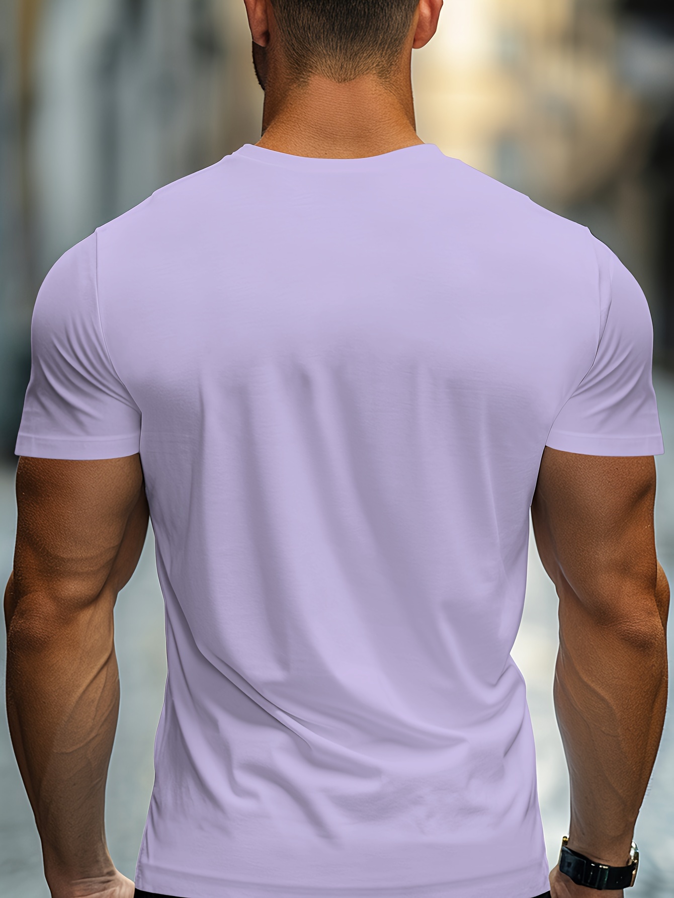 Los Angeles Graphic Print Men's Creative Top, Casual Short Sleeve Crew Neck T-shirt, Men's Clothing For Summer Outdoor
