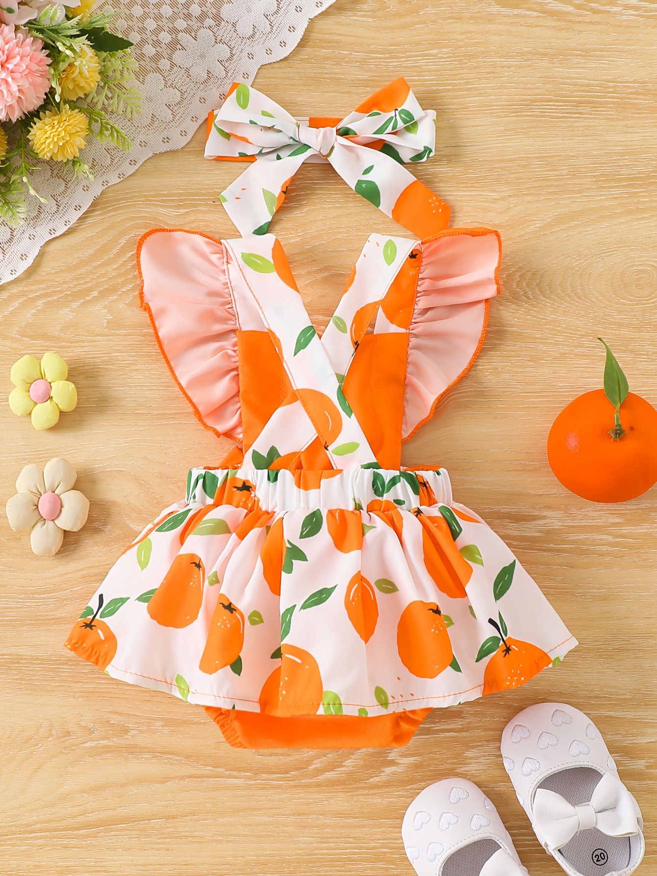 cute romper dresses Girls Printed Romper Dresses