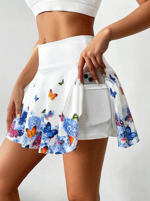 item picture ladies fashionable elastic skirt pants with style suitable for commuting pockets