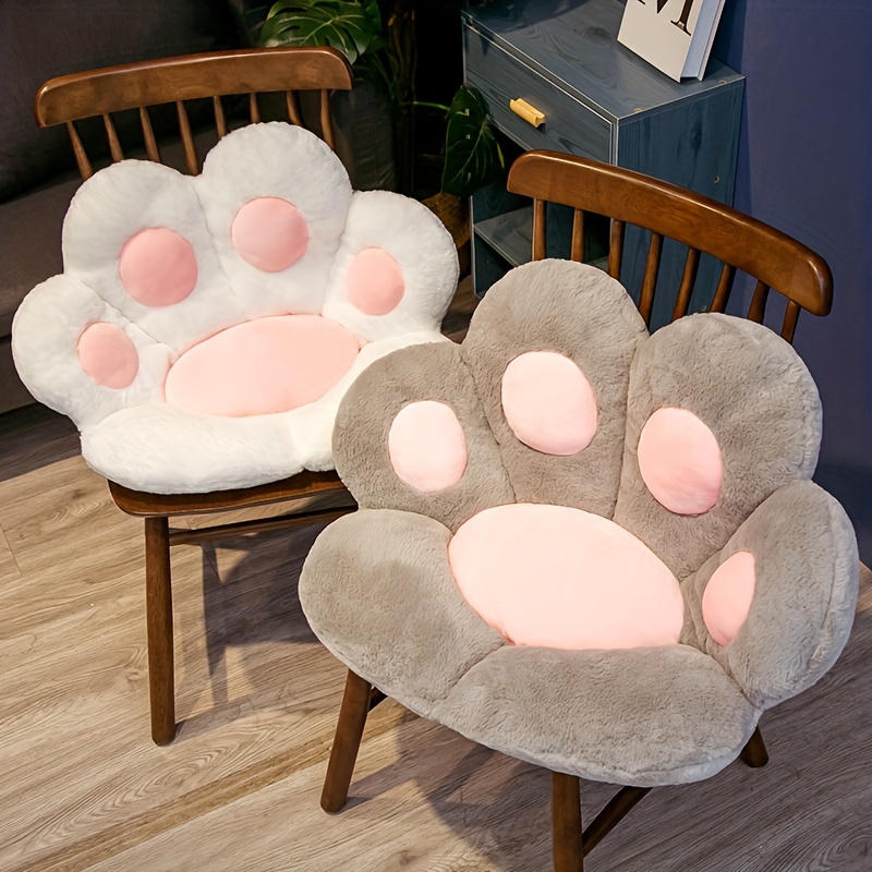 

Bear Paw Seat Cushion, Long Sitting Cushion, Integrated Thickened Chair Bedroom Sofa Cushion Foot Cushion Waist Support Backrest