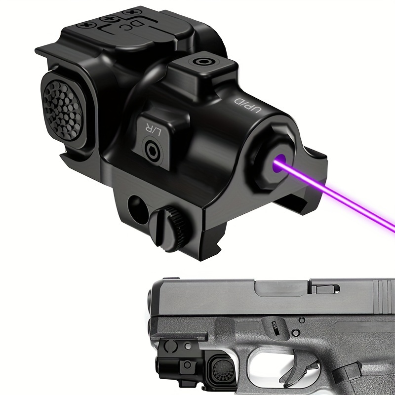 UN MINI VISEUR LASER ROUGE REGLABLE MONTE SUR RAIL PICATINNY DE 11 A 22MM - Points rouges de tir