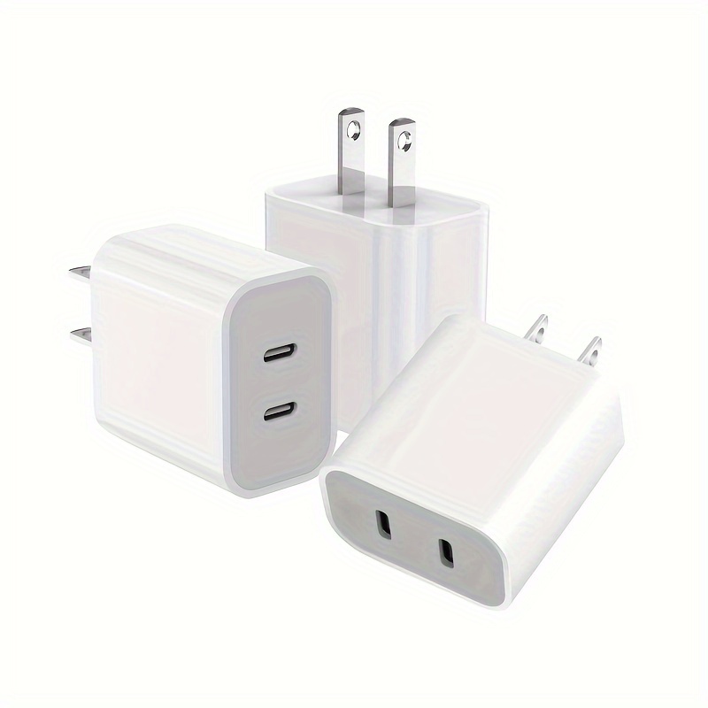 

Usb C Fast Charger , Usb C Charging 2pcs Usb C 2in1 Dual 40w Plug Wall Charger, Fast Type C Charger For Iphone Pro/ Max/15 Plus/14/13/12/11/xs Max/xr/x, Ipad, Lybaboru