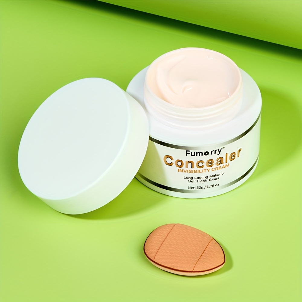 Men's Moisturizer Concealer Cream - Lightweight Texture, Light And Not Sticky, Covers Facial Defects - Creates A Natural Bright Complexion, Hides Pores & Evens Skin Tone, Easy to Clean, Fumorry