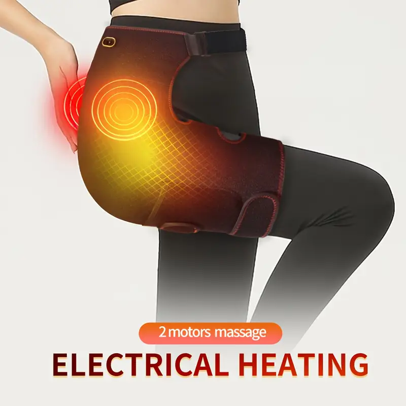 usb powered hip heating pad with automatic kneading massage portable thigh hip support for lower back black christmas gift daily use design best for christmas Product details 0