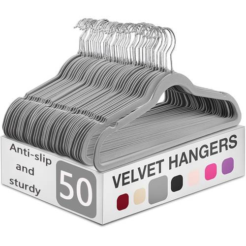 premium velvet hangers ultra thin non slip velvet suit hangers clean and soft flocked hangers coats dresses and suits ideal for home and dorm organization