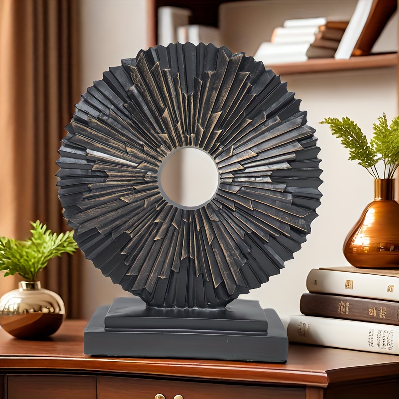 Image of Sunflower Jewelry Ornaments, European American Model Room Decorations, Easy Light Room Entrance Tv Cabinet Wine Cabinet Ornaments, Gift For ' Opening Moving