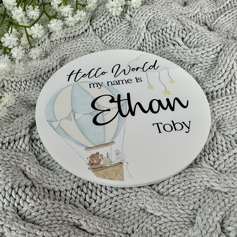 Customized Name Sign Keepsake Plaque