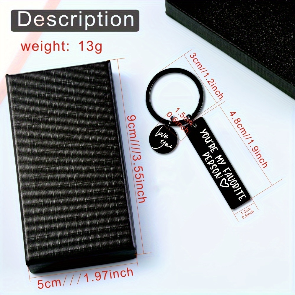 You're " Stainless Steel Keychain - Simple, Elegant Gift For Men
