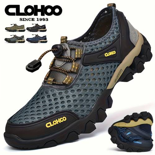 brand rubber sole thick sole mens casual athletic shoes mesh comfortable breathable spring summer casual mens shoes