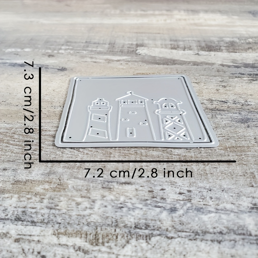 New Metal Cutting Dies For Scrapbooking, Featuring Frame Of A Cat Love Lighthouse, Perfect For Card Making And Embossing Crafts