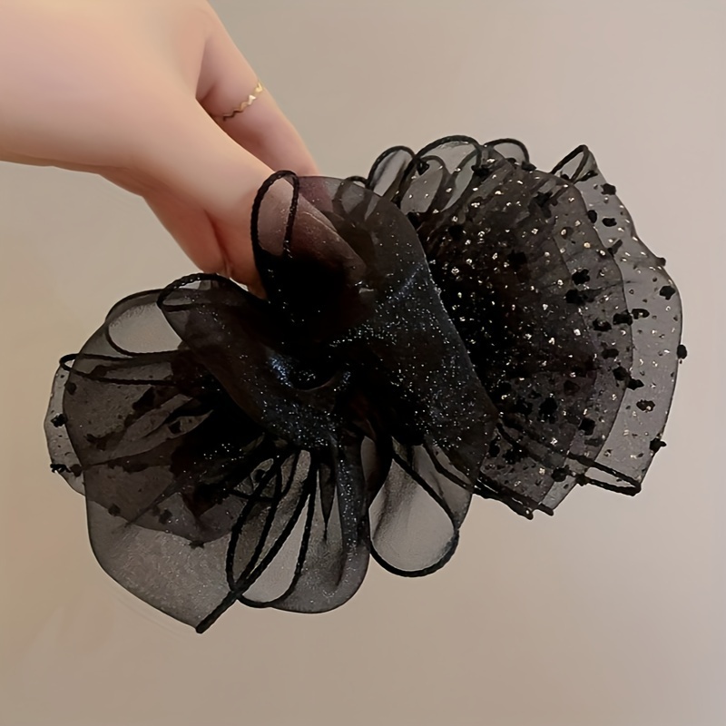TEMU Single French Style Hair Clip With , Elegant And Hair Accessory For Women, Use Or