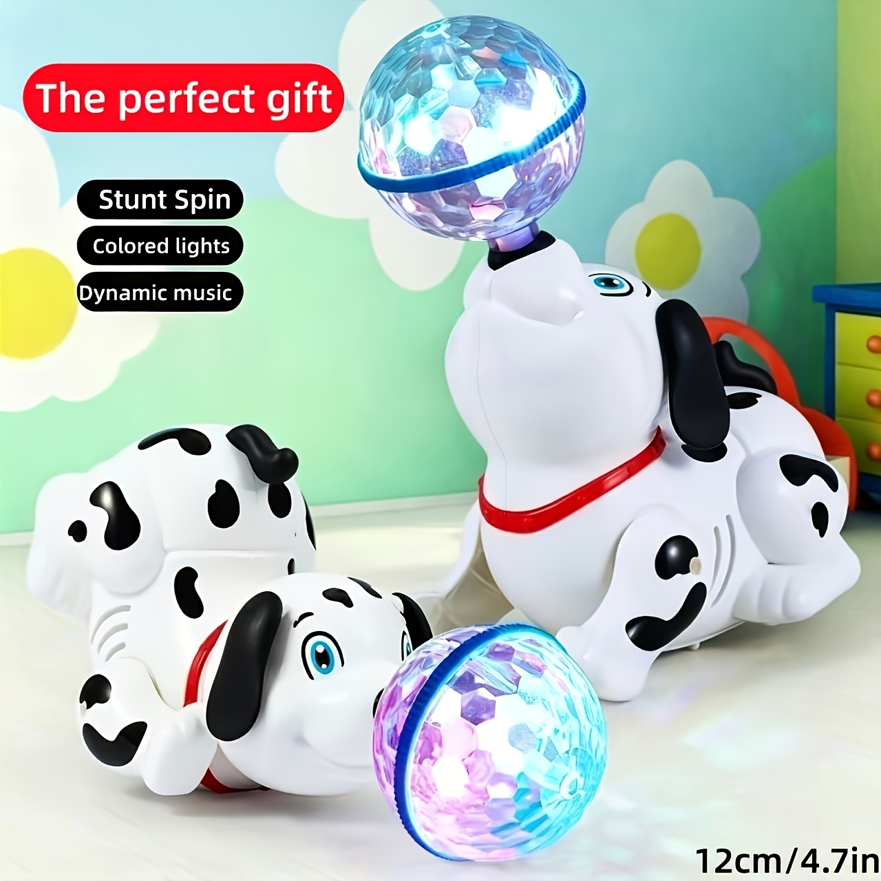 Multi-Functional Electric Sound Light Spinning Toy