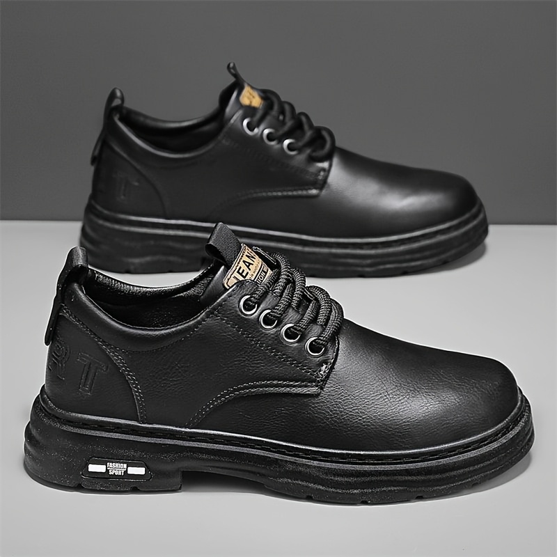 mens chunky low top sneakers slip resistant durable pvc sole breathable fabric lining     for business casual running daily   0