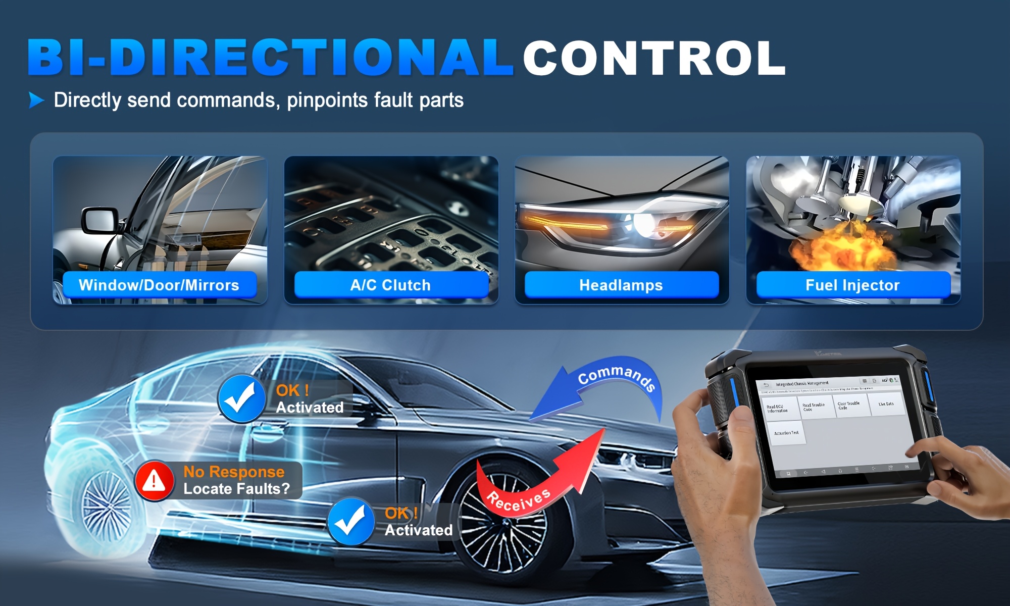 2026 VDIAGTOOL VD70S&39 +reset&3-year Free Update, FCA/CAN FD/DoIP, EUC Coding, 2+64G&type-c Fast Charging, Wireless OBD2 Scanner Diagnostic Tool